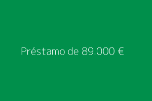 Préstamo de 89.000 euros